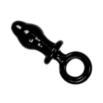 Glass Buttplug Black O-ring van Kiotos Glass, GTIN: 8719497535507