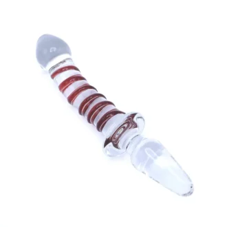 Glass Dildo & Plug Swirl van Kiotos Glass, GTIN: 8720246446906