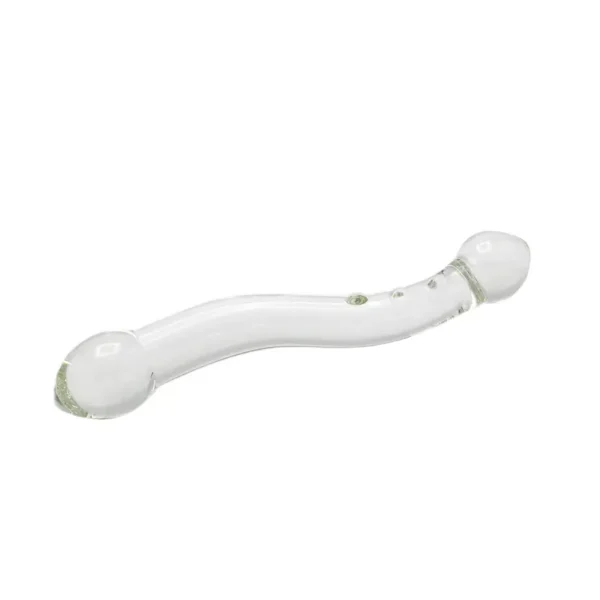 Glass Dildo Smooth Duo van Kiotos Glass, GTIN: 8720246443516