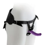 Harness with Purple Dildo - Size S van Virgite, GTIN: 8436572921559