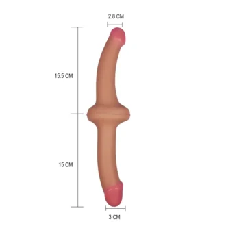 Holy Dong - Premium Silicone Double-ended Dildo 1622 Flesh van Lovetoy, GTIN: