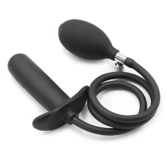 Inflatable Dildo Smooth Black van Kiotos X Label, GTIN: 8720246444957