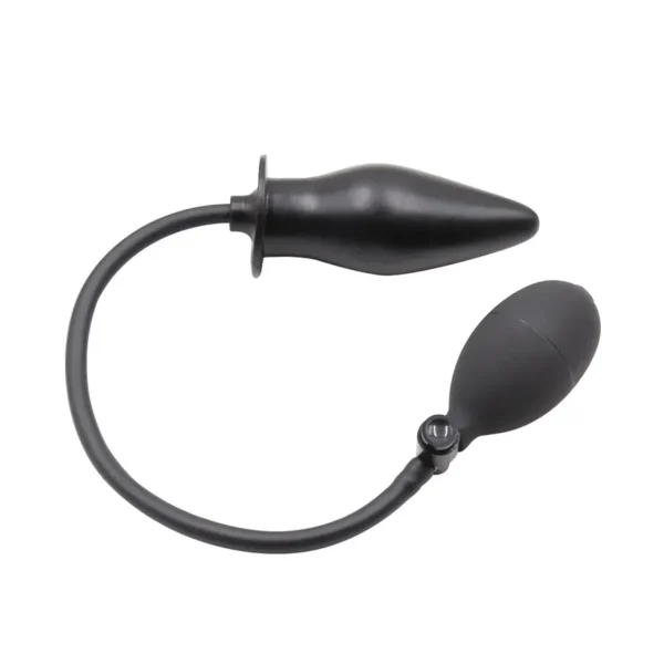 Inflated Anal Spade Plug Black van Kiotos X Label, GTIN: 8720246444971