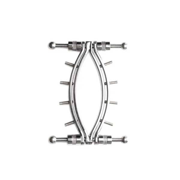 Labia Pussy Clamp with Screws van Kiotos BDSM, GTIN: 848518047380