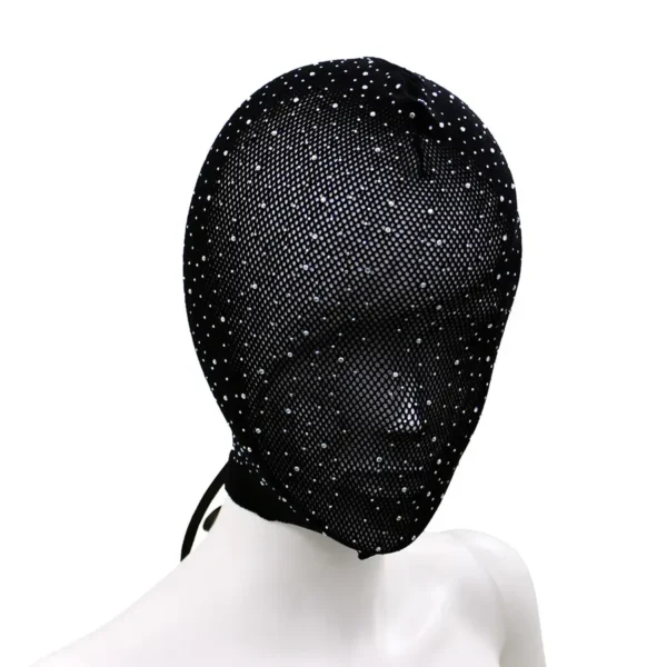 Lace Hood Shiny Diamonds van Kiotos BDSM, GTIN: 8720246448825