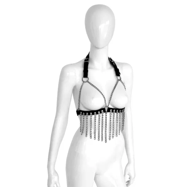 Leather Bra with Chains van Kiotos Leather, GTIN: 8720246449693