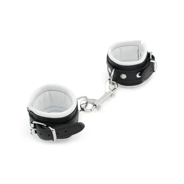 Leather Handcuffs White van Kiotos Leather, GTIN: 8720246445916