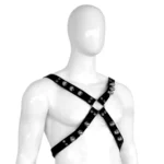 Leather Harness Spikey Nuts van Kiotos Leather, GTIN: 8720246449594