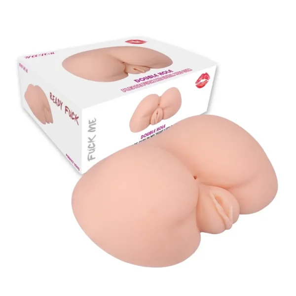 Masturbator Double Hole 4 (M) van Perfect Toys, GTIN: 8720246442526