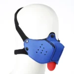 Neoprene Puppy Dog Blue Mouth Mask van Kiotos BDSM, GTIN: 8720246444902