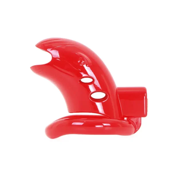 Plastic Chastity Cage Red van Kiotos BDSM, GTIN: 8720246442069