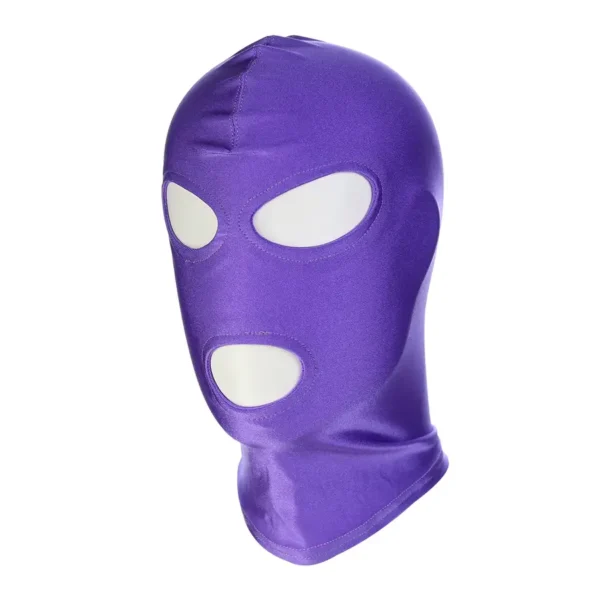 Purple BDSM Hood Classic 3 Hole van Kiotos Leather, GTIN: 8720246445121