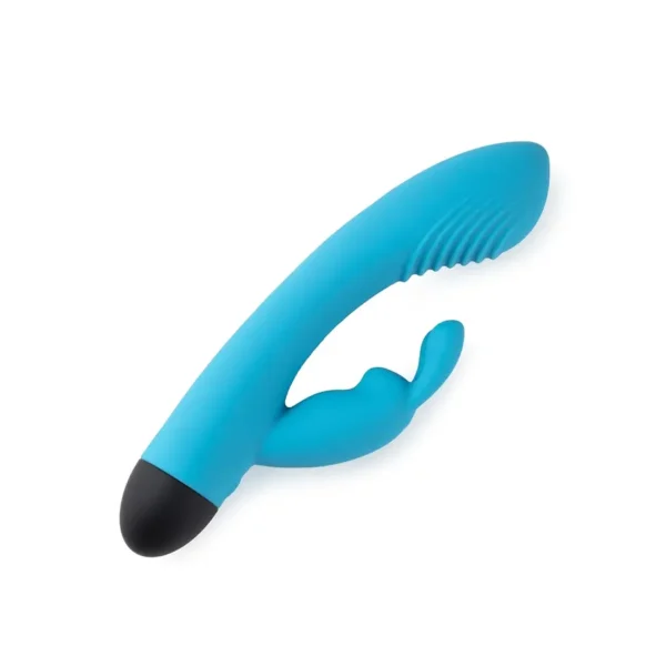 Rechargeable Dual G-Spot Vibrator V6 - Blue van Virgite, GTIN: 8436572921320