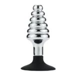 Ribbed Anal Plug With Suction Cup van Kiotos BDSM, GTIN: 8719497537501