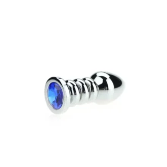 Ribbed Buttplug Blue van Kiotos Unisex, GTIN: 871949753854