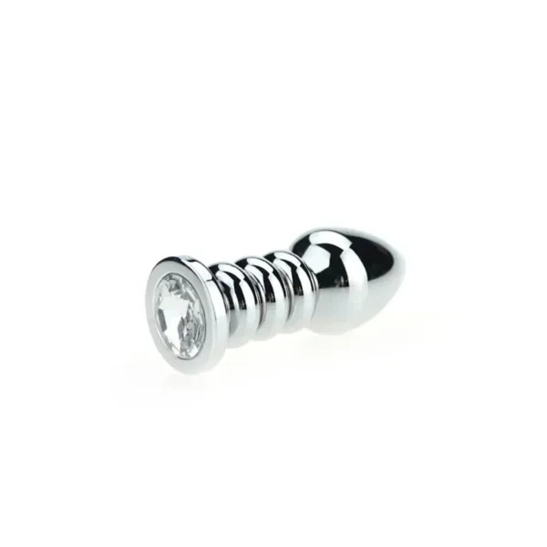 Ribbed Buttplug Clear van Kiotos Unisex, GTIN: