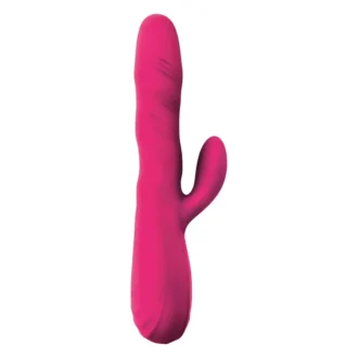 Rotating Vibrator with Clitorial Stimulation Pink van Lang Loys, GTIN: 8436572923010