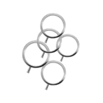 Solid Metal Cock Ring Set 5 Sizes van ElectraStim, GTIN: 609224031038