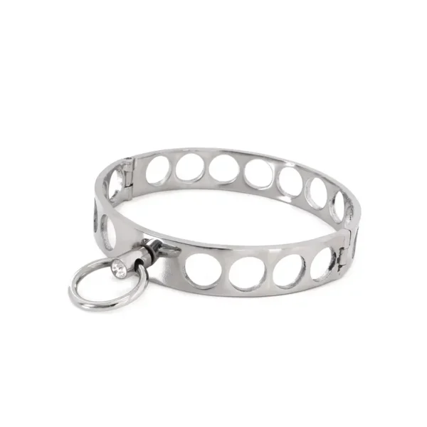 Steel Collar Open Circles M 11.5 cm van Kiotos Steel, GTIN: 8719497538874