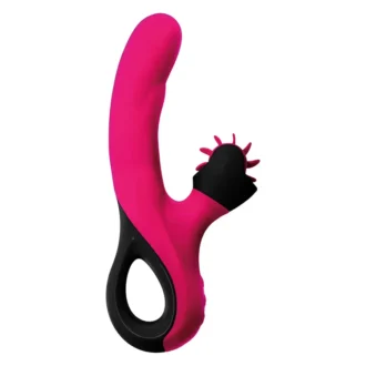 Vibrator with Clitorial Wheel Stimulator Pink van Lang Loys, GTIN: