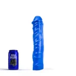 All Bleu Geaderde Dildo 32 cm van All Black, GTIN: 5420044208487