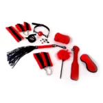 Rode BDSM Starters Kit van Kiotos BDSM, GTIN: 8719497533800