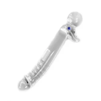 Glass Dildo Clear with Duck Head van Kiotos Glass, GTIN: 8719497533831