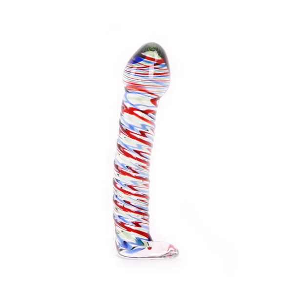 Glass Dildo Color Swirl van Kiotos Glass, GTIN: 8719497533855