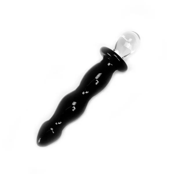 Glass Dildo Black Deluxe van Kiotos Glass, GTIN: 8719497534449