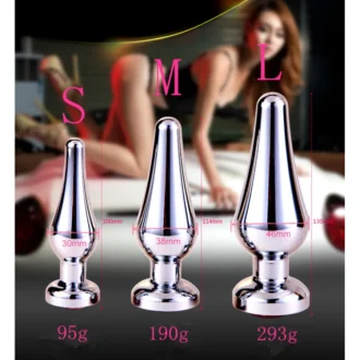 Buttplug aluminium Large 2 - Afbeelding 3