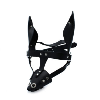 Zwarte BDSM Hondenmasker - Afbeelding 3