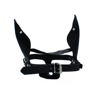 Zwarte BDSM Hondenmasker - Afbeelding 4