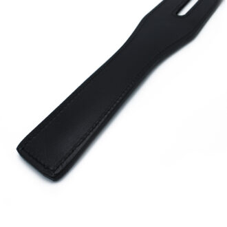 Zwarte Leren Y-Split Paddle - Afbeelding 4