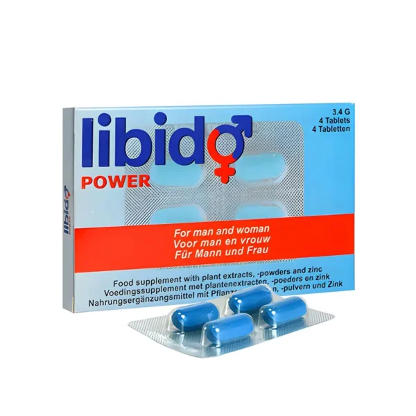 Libidopower 4-Tablets van Morningstar Pharma, GTIN: 8718247421916