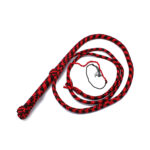 Nylon Bullwhip Zwart & Rood 270 cm van Kiotos BDSM, GTIN: 8720246449914