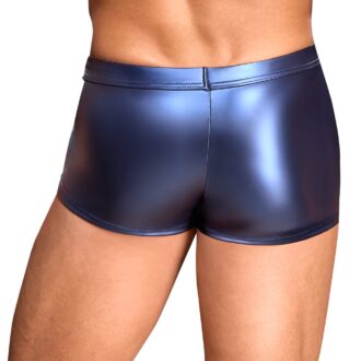 NEK Boxer Metallic Blauw met Bandjes en Studs - Afbeelding 3