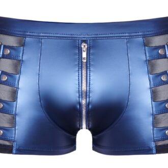 NEK Boxer Metallic Blauw met Bandjes en Studs - Afbeelding 8