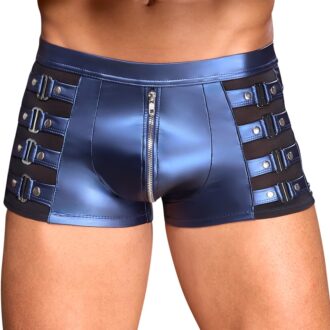 NEK Boxer Metallic Blauw met Bandjes en Studs van , GTIN: