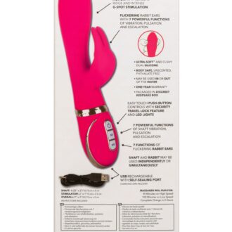 Roze Silicone Ultra-Soft Rabbit Signature Vibrator - Afbeelding 3