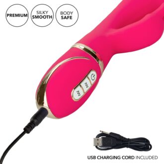 Roze Silicone Ultra-Soft Rabbit Signature Vibrator - Afbeelding 9